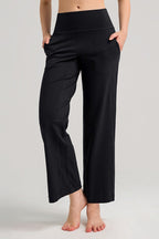 Breathable Straight Leg Loose High Waist Yoga Pants