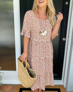 Samantha Timeless Casual Polka Dot Dress Designer Edit