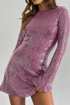 Sequin Backless Bodycon Party Dress