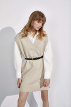 Essential Khaki Knit Vest