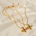 Aurelius Gold Cross Necklace