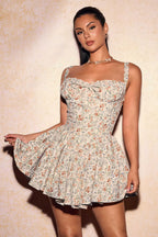 Floral Ruffled Ballet Mini Dress