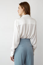 Eleni White Tie Shirt