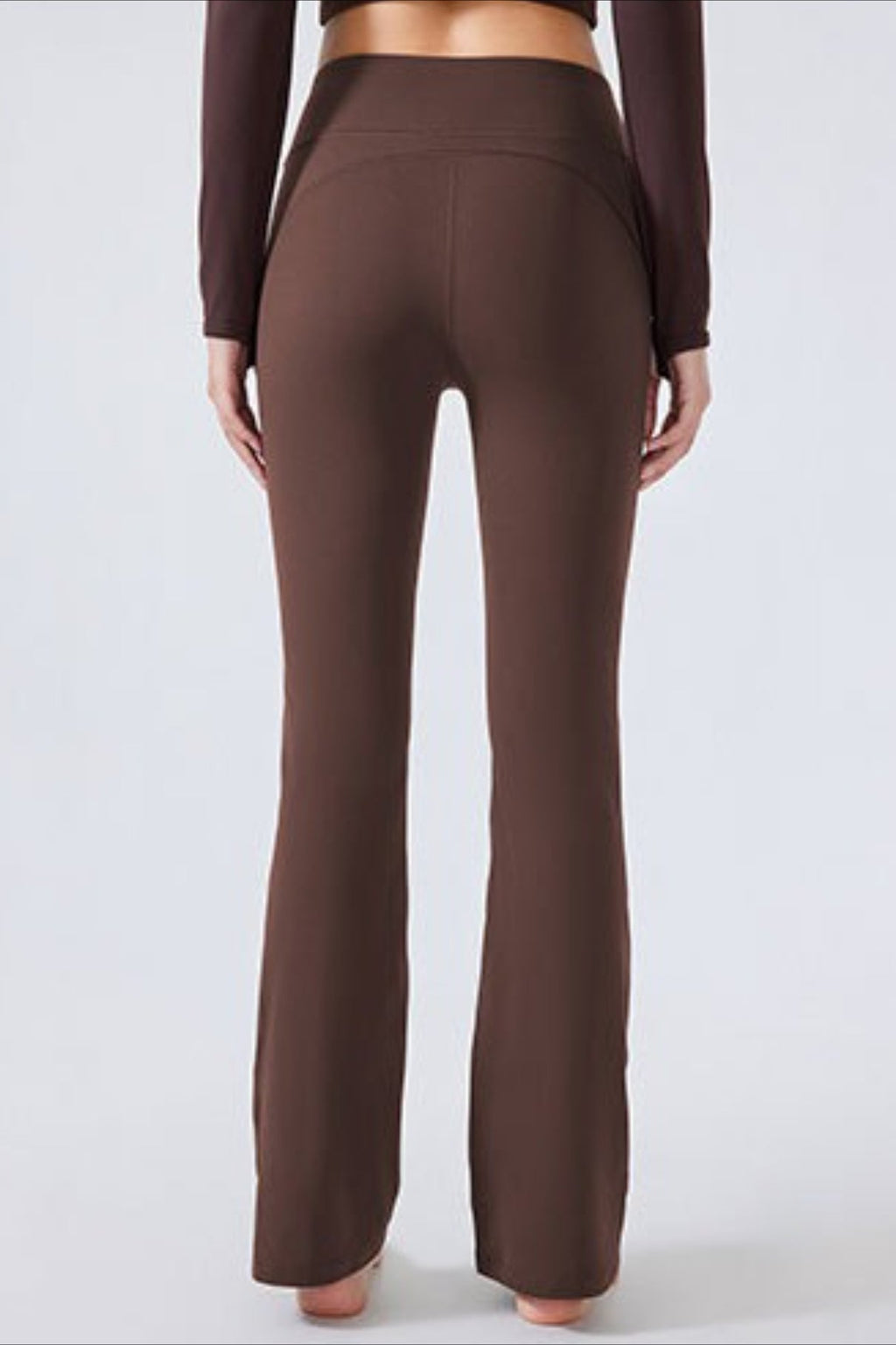 High-Waisted Fleece Lined Flared Yoga Leggings