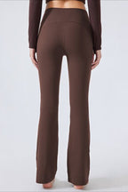 High-Waisted Fleece Lined Flared Yoga Leggings