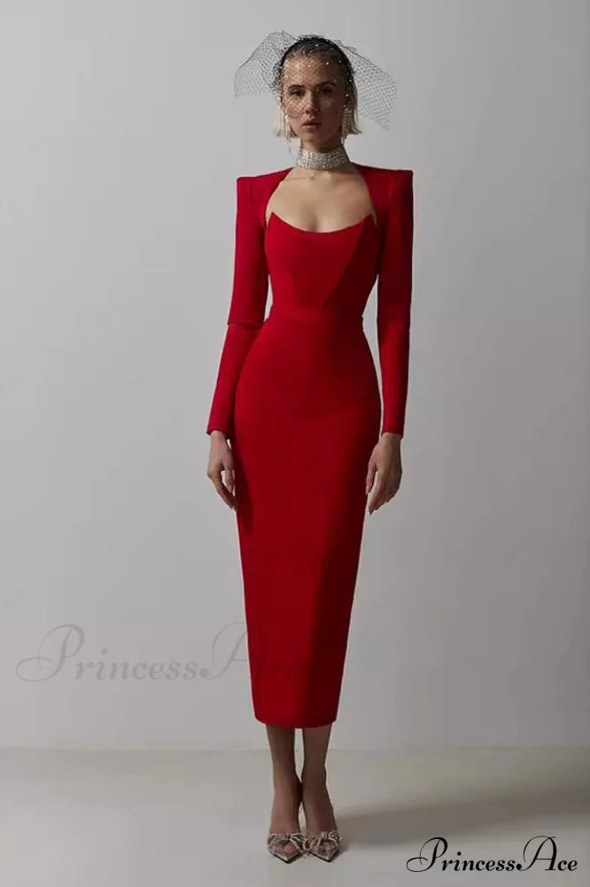 Delilah Bandage Stylish Midi Dress