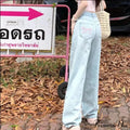 Denim Pink Pocket Charming Bow Embroidery Jeans