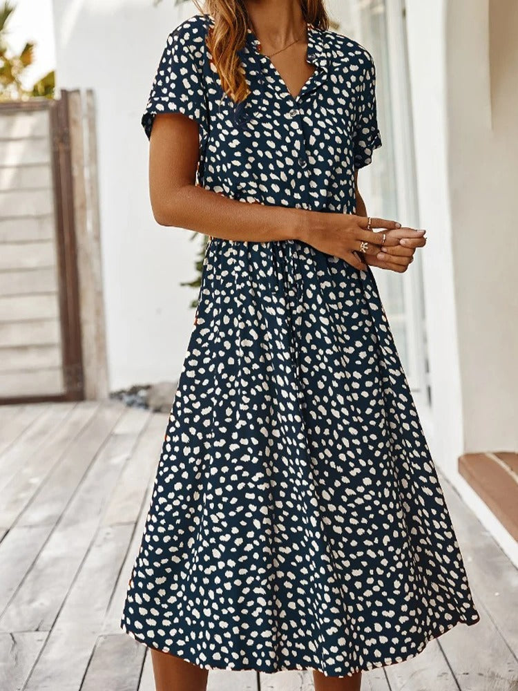 Sarah Minimalist Vintage Dress Chic Silhouette Collection