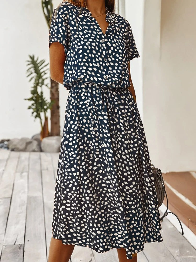 Sarah Minimalist Vintage Dress Chic Silhouette Collection