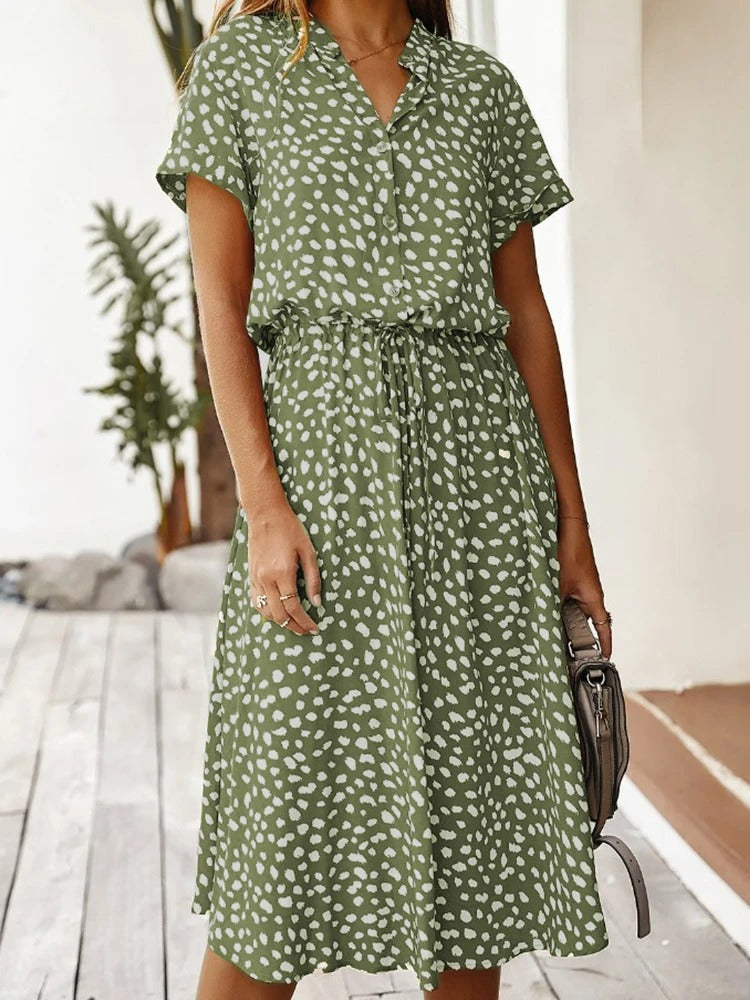 Sarah Minimalist Vintage Dress Chic Silhouette Collection