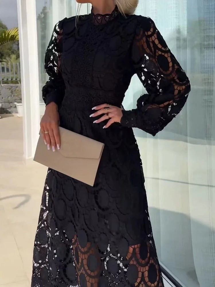 Alba Minimalist Lace Dress Boutique Collection