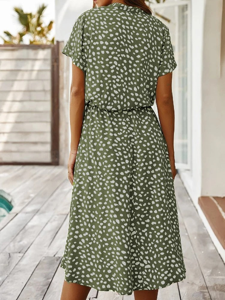 Sarah Minimalist Vintage Dress Chic Silhouette Collection