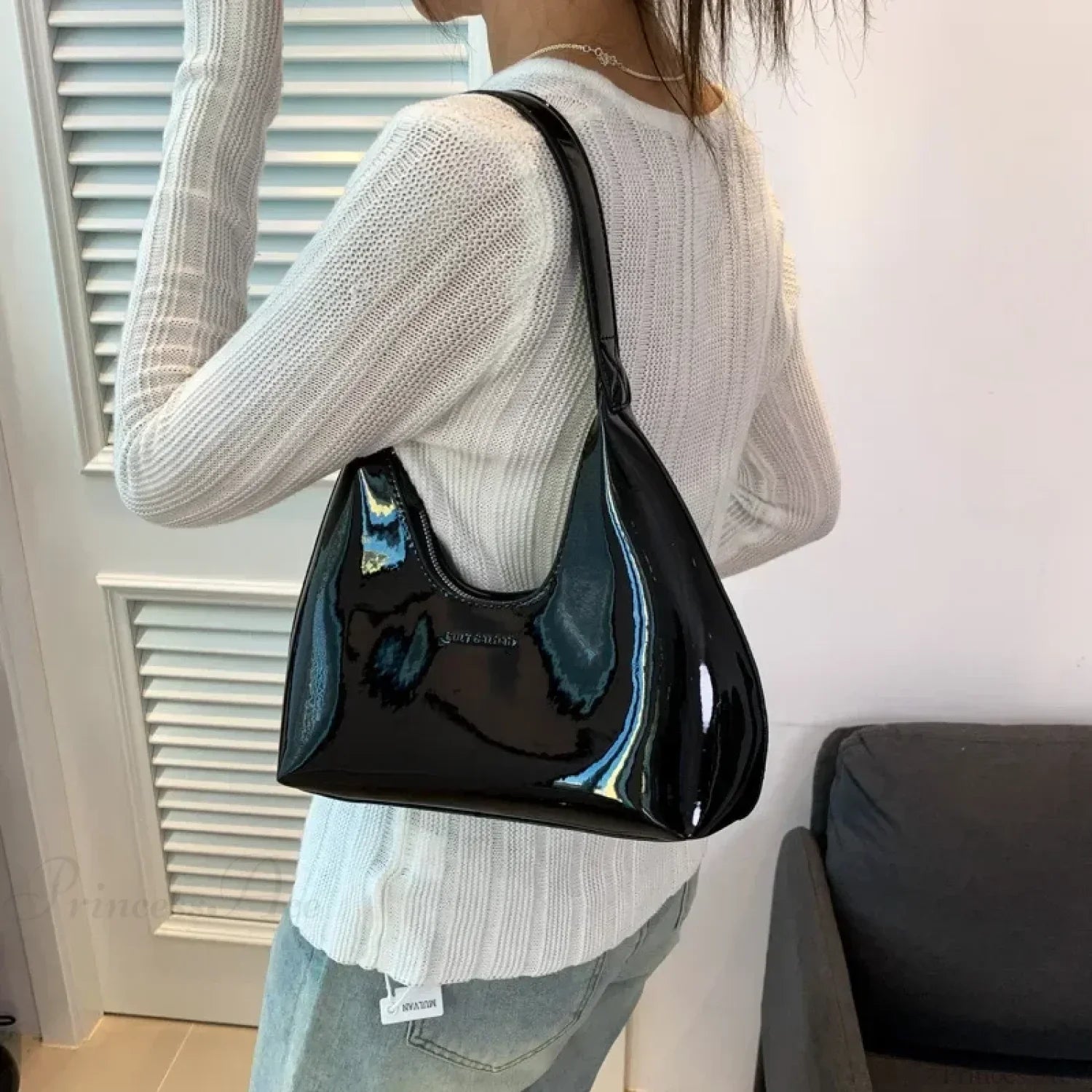 Designer Solid Shoulder Bag for Women