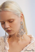 Diamante Elegant Statement Earrings