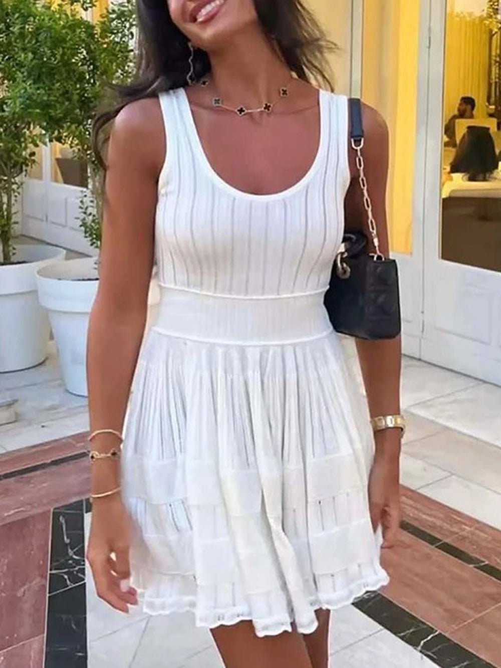 Diana Sleeveless Mini Dress