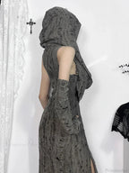 Digital Cloaked Trendy Maxi Dress