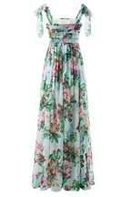 Sol Effortless Dinah Printed Maxi Dress with Straps Elevated Occasion Wear