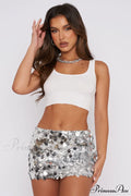 Disco Fever Stylish Mini Skirt