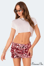Disco Fever Stylish Mini Skirt