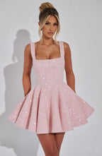 Sandy Bow Mini Dress