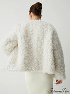 Double Pockets Graceful Fleece Jacket