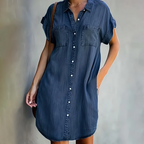Maria Aesthetic Denim Dress Premium Wardrobe Essential