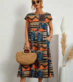 Nicole Timeless Long Cotton Summer Dress, and Designer Dress Edit