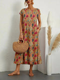 Nicole Timeless Long Cotton Summer Dress, and Designer Dress Edit
