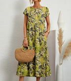 Anne Elevated Floral Dress Occasion Wear