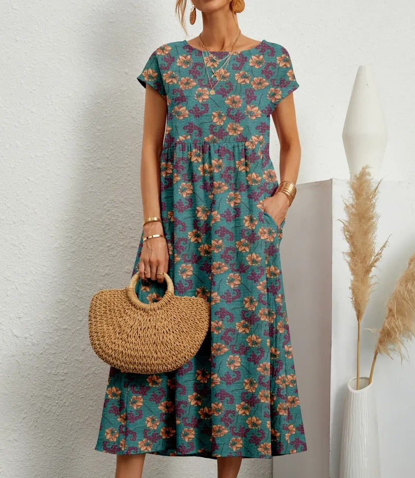 Anne Elevated Floral Dress Occasion Wear