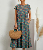 Edna Chic Floral Dress Silhouette Collection