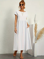 Rosetta Elevated Long Bell Shaped Dress Evening Wear Edit