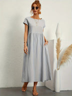 Rosetta Elevated Long Bell Shaped Dress Evening Wear Edit