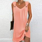 Ernestina Simple and Stylish Summer Dress for Women Casual Daywear