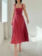 Selene Timeless Reversible Midi Dresses Premium Wardrobe Essential