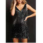 Delilah Chic Sparkling Tassel Dress, Party Dress for Women Premium Wardrobe Essential