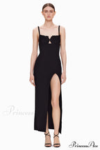 Draped Bustier Stylish Ribbed Midi Dress