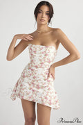 Draped Strapless Stylish Corset Dress