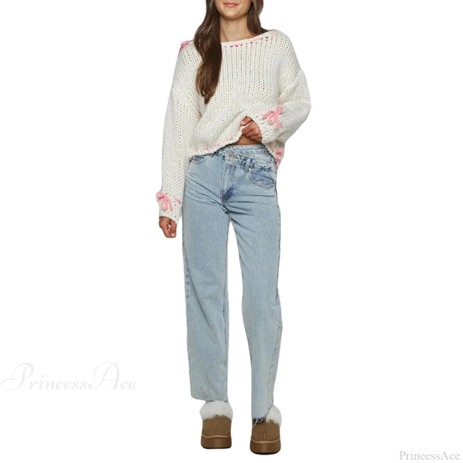 Drawstring Loose Long Sleeve Sweater