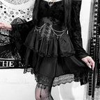 Drawstring Ruffle Fairycore Skirt