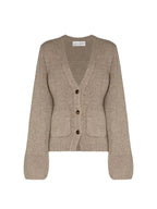 V-neck Button Knitted Cardigan