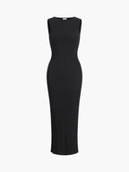 Effortless Lines Ribbed Dress