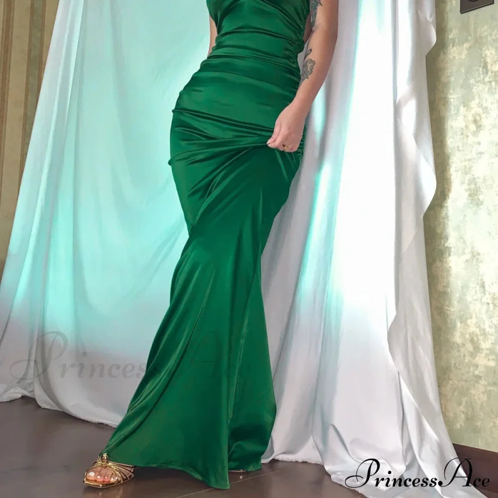 Dulzura Lace Up Women Solid Satin Maxi Dress