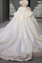 Empire Waist Beaded Wedding Dress