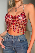 Sexy Halterneck Backless Vest