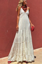 Yolanda Elevated White Resort Dress From Sicily Chic Silhouette Collection