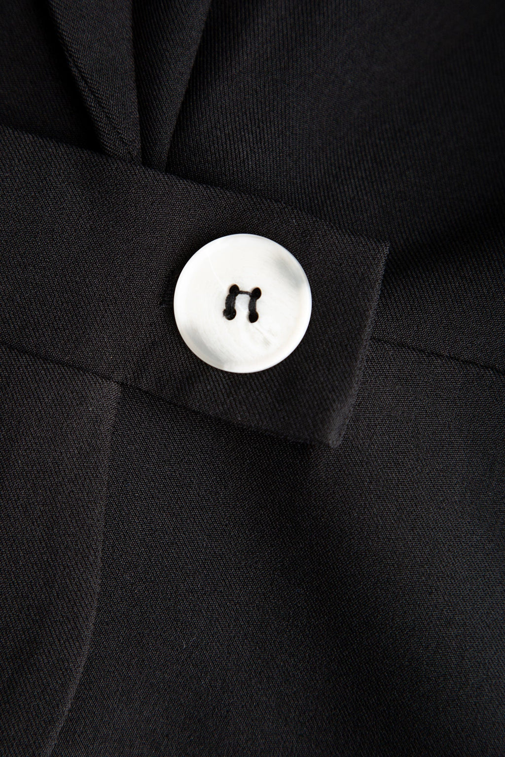 Black Button Detail Short Sleeve Blazer Dress