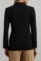 Black Double-Breasted Blazer