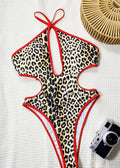 Wild Edge Cutout Leopard One-Piece Swimsuit