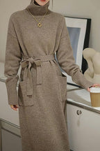Iva Exclusive Knitted Sweater Dress Chic Silhouette Collection